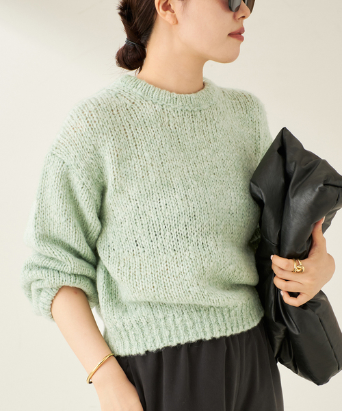 プラージュ　fluffy half ニット　新品 plage ニット セーター Fluffy half レディース : ZOZOTOWN