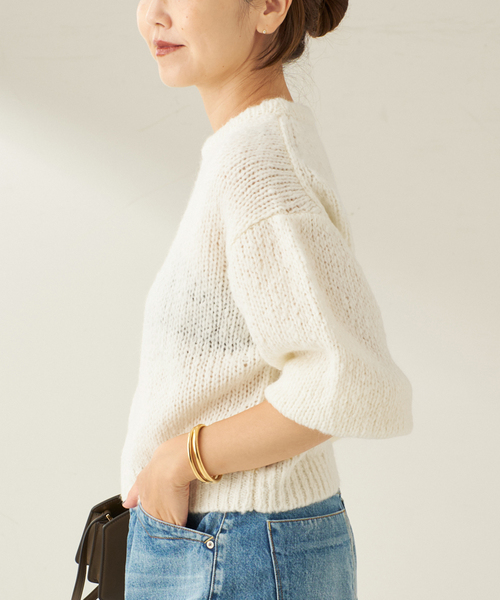 Fluffy half ニット（ニット/セーター）｜Plage（プラージュ）の