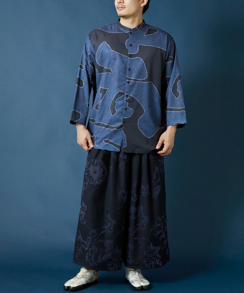 カヤ(カヤ)の「【カヤ】福字画メンズトップス(その他トップス・メンズ・スミクロ/ベージュ/ダークネイビー・FREE)」の6枚目の写真