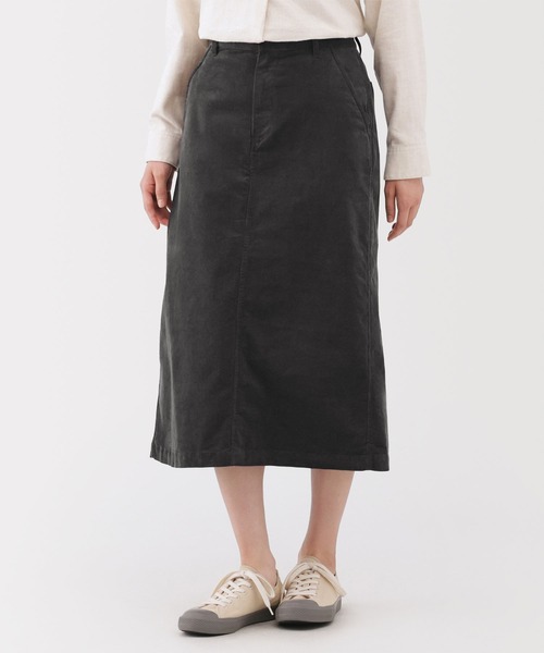 婦人 ストレッチコーデュロイ ナロースカート（スカート）｜無印良品