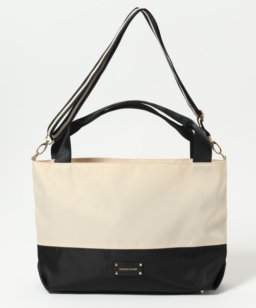 Elura(エルーラ)の「撥水ベルト2WAYトート/579691(トートバッグ・レディース・ブラック/ベージュ/クリーム/キャメル/カーキ/グレー・FREE)」の14枚目の写真