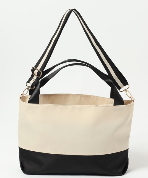 Elura(エルーラ)の「撥水ベルト2WAYトート/579691(トートバッグ・レディース・ブラック/ベージュ/クリーム/キャメル/カーキ/グレー・FREE)」の16枚目の写真