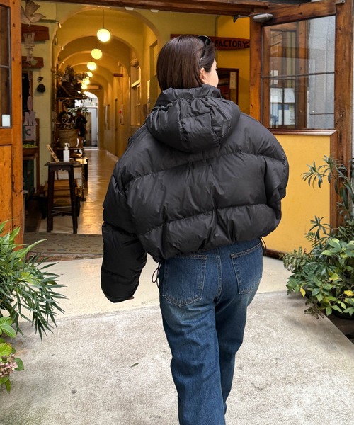 セール】El mar パーカーショートダウンジャケット（ダウンジャケット