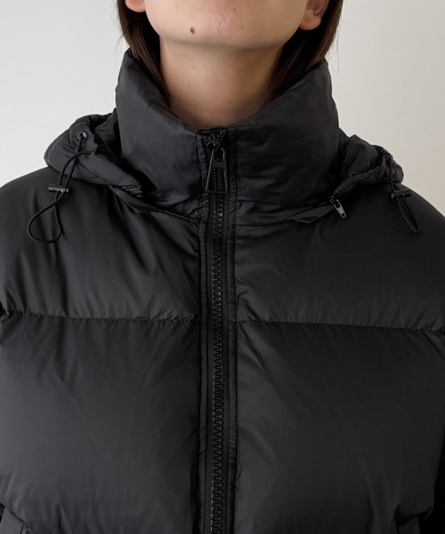 CANAL JEAN（キャナルジーン）の「El mar　パーカーショートダウンジャケット（ダウンジャケット/コート・レディース・グレー/ブラック/ミント・ONE SIZE）」の17枚目の写真