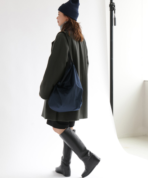 JOURNAL STANDARD relume(ジャーナルスタンダード レリューム)の「《WEB限定追加》尾州ウールモッサWブレストハーフコート(その他アウター・レディース・チャコールグレー/ブラック・38/36)」の19枚目の写真