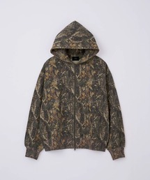 SLICK（スリック）の「【SLICK/スリック】Camouflage Print Double Zip Parka/カモフラージュスウェットダブルジップパーカー / ヘビィーウェイト/セットアップ（パーカー）」