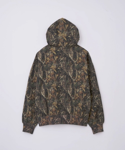 SLICK（スリック）の「【SLICK/スリック】Camouflage Print Double Zip Parka/カモフラージュスウェットダブルジップパーカー / ヘビィーウェイト/セットアップ（パーカー・メンズ・ウッドランド/リアルツリーカモ・1/2/3）」の10枚目の写真