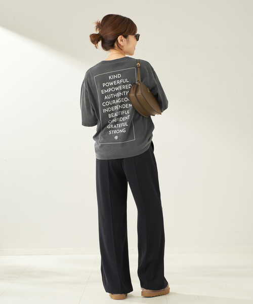 plage(プラージュ)の「ANINE BING / アニービン RUDY TEE EMPOWERMENT Tシャツ(Tシャツ/カットソー・レディース・ブラック系その他・FREE)」の14枚目の写真