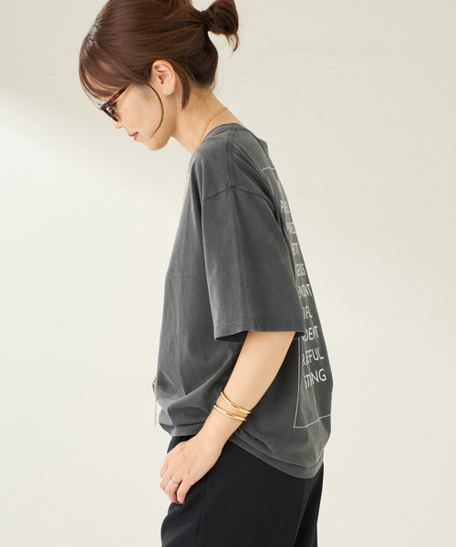 plage(プラージュ)の「ANINE BING / アニービン RUDY TEE EMPOWERMENT Tシャツ(Tシャツ/カットソー・レディース・ブラック系その他・FREE)」の12枚目の写真