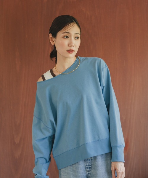 セール】乾きやすいミニ裏毛カラープルオーバー/580946（Tシャツ