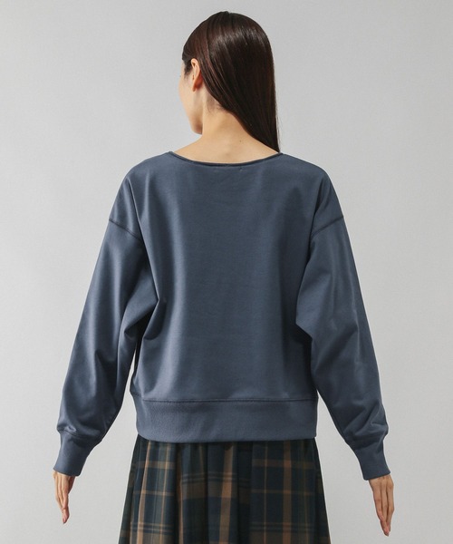 乾きやすいミニ裏毛カラープルオーバー/580946（Tシャツ/カットソー