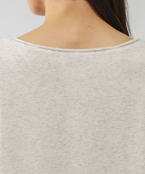 GLOBAL WORK（グローバルワーク）の「乾きやすいミニ裏毛カラープルオーバー/580946（Tシャツ/カットソー・レディース・スモークピンク/杢グレー/ブルー/ネイビー/スミクロ/レッド・REGULAR/SHORT）」の7枚目の写真