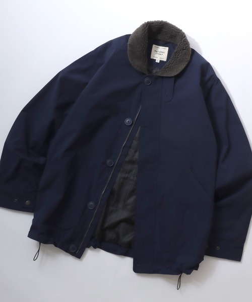 Lazar（ラザル）の「N-1 Deck Jacket/撥水 防風 ストレッチ 襟ボア
