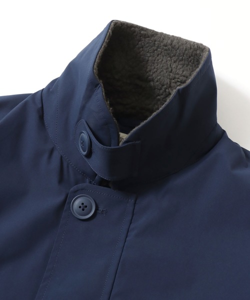 Lazar（ラザル）の「N-1 Deck Jacket/撥水 防風 ストレッチ 襟ボア デッキジャケット/中綿ジャケット/ブルゾン/レディース メンズ（ブルゾン・メンズ・カーキ/ベージュ/ネイビー・M/L/LL）」の14枚目の写真