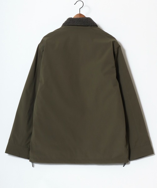 Lazar（ラザル）の「N-1 Deck Jacket/撥水 防風 ストレッチ 襟ボア デッキジャケット/中綿ジャケット/ブルゾン/レディース メンズ（ブルゾン・メンズ・カーキ/ベージュ/ネイビー・M/L/LL）」の10枚目の写真