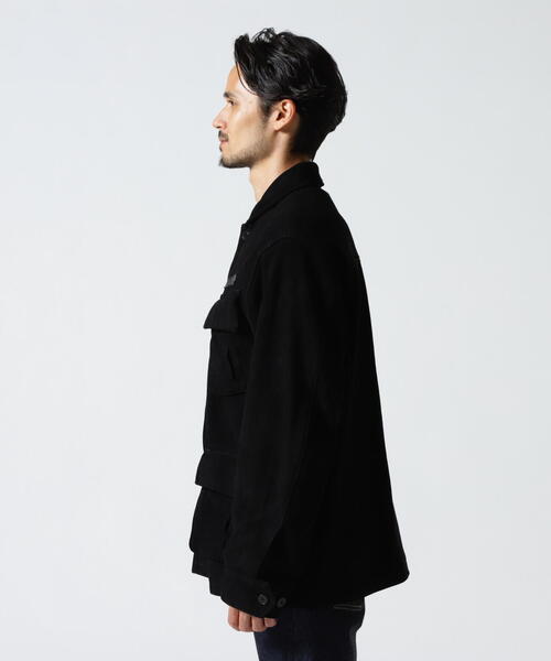 AVIREX(アヴィレックス)の「GOAT SUEDE JUNGLE FATIGUE JACKET / ゴートスウェード ジャングルファティーグジャケット / AVIREX / アヴィレックス(ミリタリージャケット・メンズ・ブラック/ブラウン・XX-LARGE/X-LARGE/LARGE/MEDIUM)」の4枚目の写真