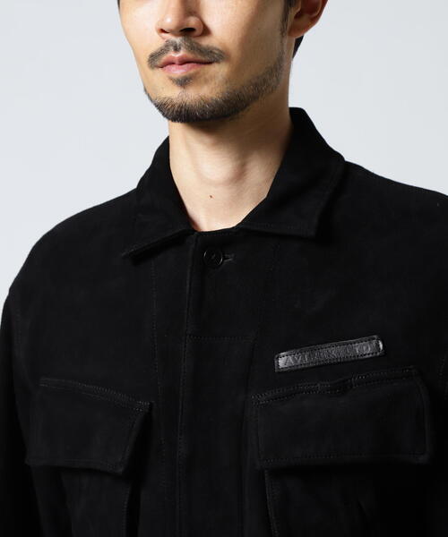 AVIREX(アヴィレックス)の「GOAT SUEDE JUNGLE FATIGUE JACKET / ゴートスウェード ジャングルファティーグジャケット / AVIREX / アヴィレックス(ミリタリージャケット・メンズ・ブラック/ブラウン・XX-LARGE/X-LARGE/LARGE/MEDIUM)」の6枚目の写真