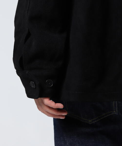 AVIREX(アヴィレックス)の「GOAT SUEDE JUNGLE FATIGUE JACKET / ゴートスウェード ジャングルファティーグジャケット / AVIREX / アヴィレックス(ミリタリージャケット・メンズ・ブラック/ブラウン・XX-LARGE/X-LARGE/LARGE/MEDIUM)」の9枚目の写真