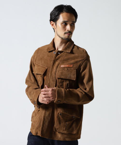 AVIREX(アヴィレックス)の「GOAT SUEDE JUNGLE FATIGUE JACKET / ゴートスウェード ジャングルファティーグジャケット / AVIREX / アヴィレックス(ミリタリージャケット・メンズ・ブラック/ブラウン・XX-LARGE/X-LARGE/LARGE/MEDIUM)」の17枚目の写真
