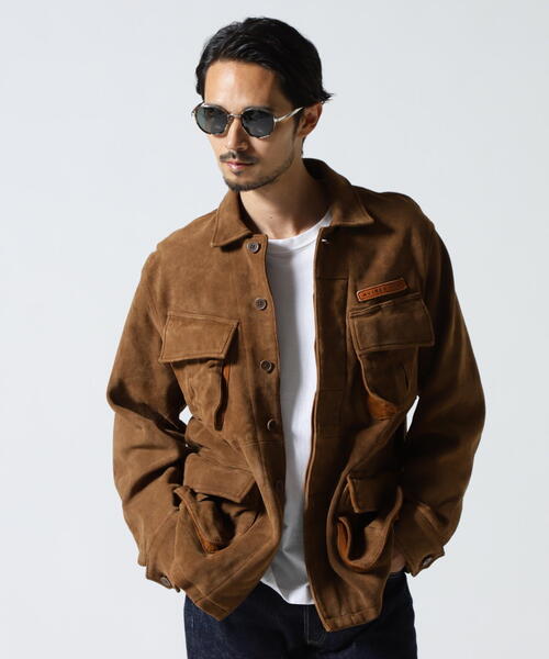 AVIREX(アヴィレックス)の「GOAT SUEDE JUNGLE FATIGUE JACKET / ゴートスウェード ジャングルファティーグジャケット / AVIREX / アヴィレックス(ミリタリージャケット・メンズ・ブラック/ブラウン・XX-LARGE/X-LARGE/LARGE/MEDIUM)」の18枚目の写真