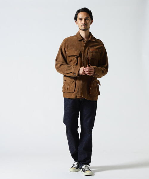 AVIREX(アヴィレックス)の「GOAT SUEDE JUNGLE FATIGUE JACKET / ゴートスウェード ジャングルファティーグジャケット / AVIREX / アヴィレックス(ミリタリージャケット・メンズ・ブラック/ブラウン・XX-LARGE/X-LARGE/LARGE/MEDIUM)」の19枚目の写真