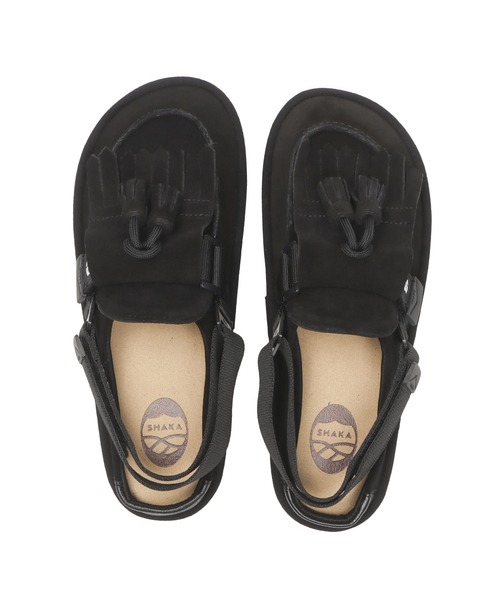 SHAKA(シャカ)の「MOC MULE TASSEL SUEDE SK-296(サンダル・メンズ・ブラック・5/6/7/8/9/10/4/11)」の4枚目の写真