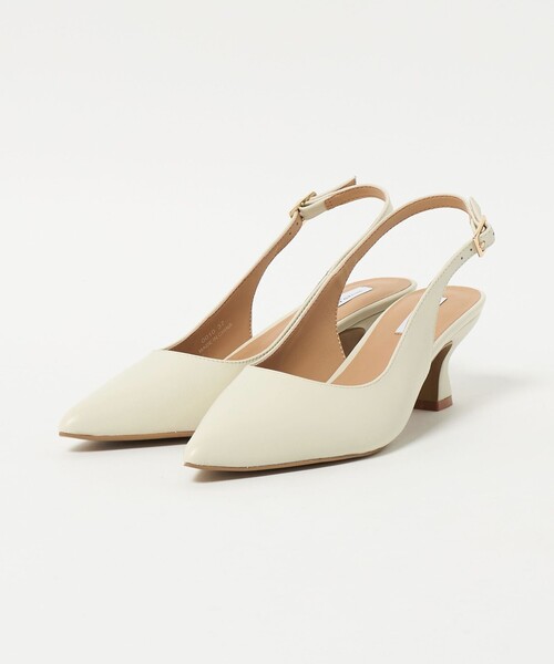 UNITED ARROWS(ユナイテッドアローズ)の「ポインテッドトゥ スリングバック パンプス(パンプス・レディース・オフホワイト/その他1・36/38/37h/36h/35h/37/35)」の7枚目の写真