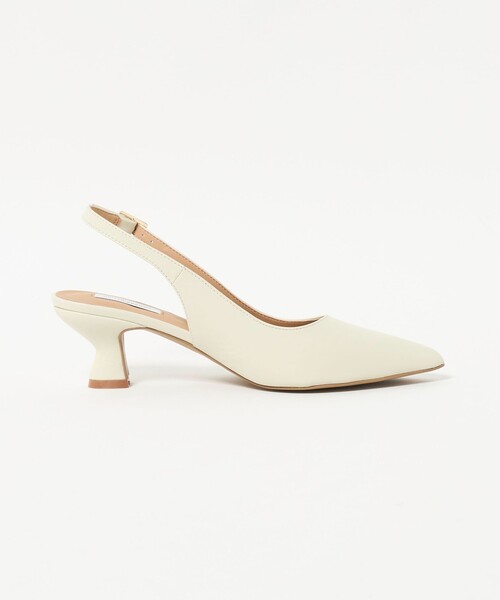 UNITED ARROWS(ユナイテッドアローズ)の「ポインテッドトゥ スリングバック パンプス(パンプス・レディース・オフホワイト/その他1・36/38/37h/36h/35h/37/35)」の9枚目の写真