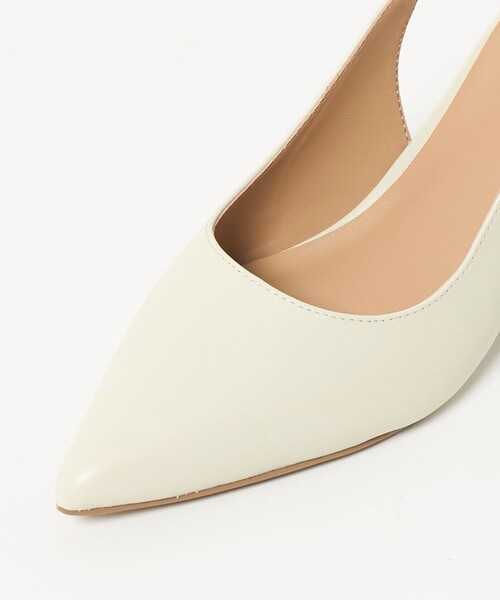 UNITED ARROWS(ユナイテッドアローズ)の「ポインテッドトゥ スリングバック パンプス(パンプス・レディース・オフホワイト/その他1・36/38/37h/36h/35h/37/35)」の13枚目の写真