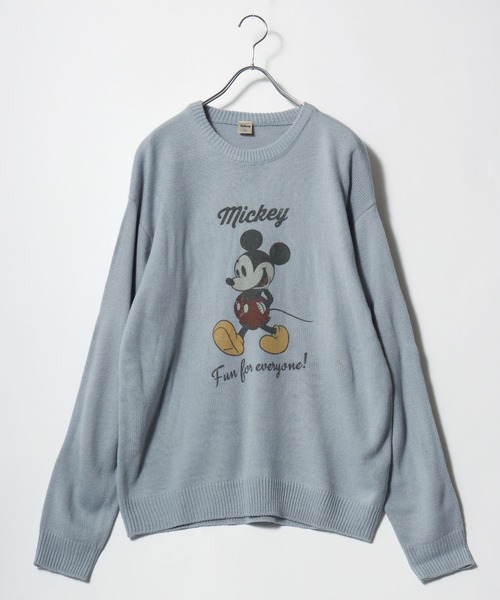 Disney(ディズニー)の「Disney/ディズニー オーバーサイズ ミッキー カスレプリント/ジャガード刺繍ニット レディース メンズ(ニット/セーター・レディース・ベージュ系その他2/ベージュ系その他/ホワイト系その他/ブルー系その他3/ブルー系その他2/サックスブルー/アイボリー/グリーン系その他/ネイビー/スミクロ/ブラック系その他/オフホワイト・M/LL/L)」の17枚目の写真