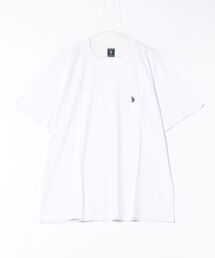 【U.S. POLO ASSN】ワンポイント刺繍コットンTシャツ