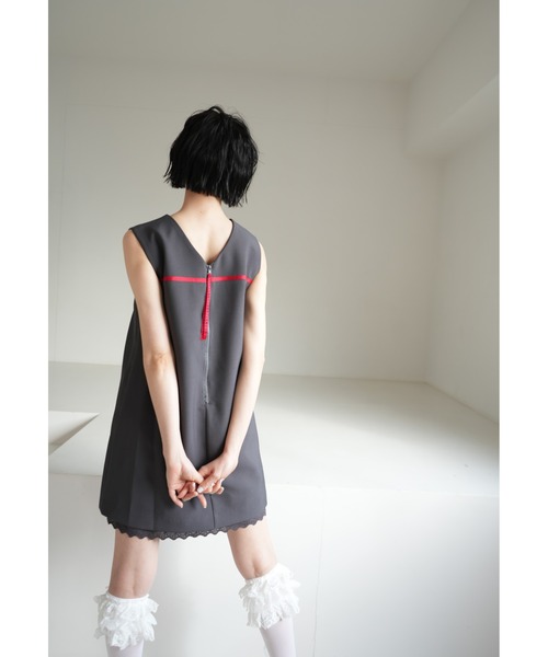 sismetry(シスメトリー)の「【SISMETRY】2wayボックスミニドレス(MA)(ワンピース・レディース・サックスブルー/グレー・FREE)」の16枚目の写真