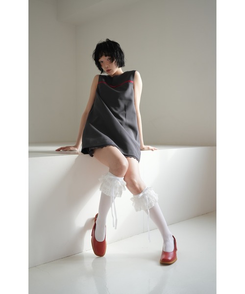 sismetry(シスメトリー)の「【SISMETRY】2wayボックスミニドレス(MA)(ワンピース・レディース・サックスブルー/グレー・FREE)」の18枚目の写真