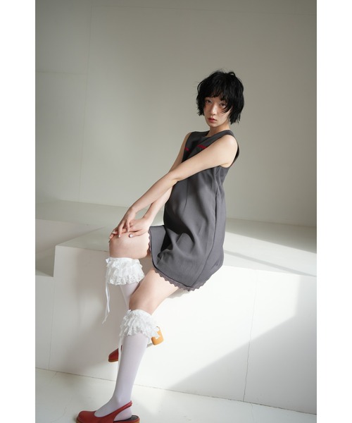 sismetry(シスメトリー)の「【SISMETRY】2wayボックスミニドレス(MA)(ワンピース・レディース・サックスブルー/グレー・FREE)」の20枚目の写真