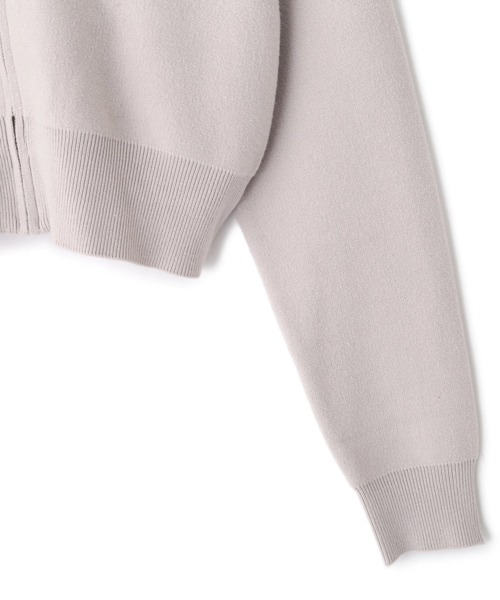 JILL by JILL STUART(ジルバイジルスチュアート)の「◇フェイクファー付きニットパーカー(ニット/セーター・レディース・グリーン/ホワイト/グレー・FREE)」の6枚目の写真