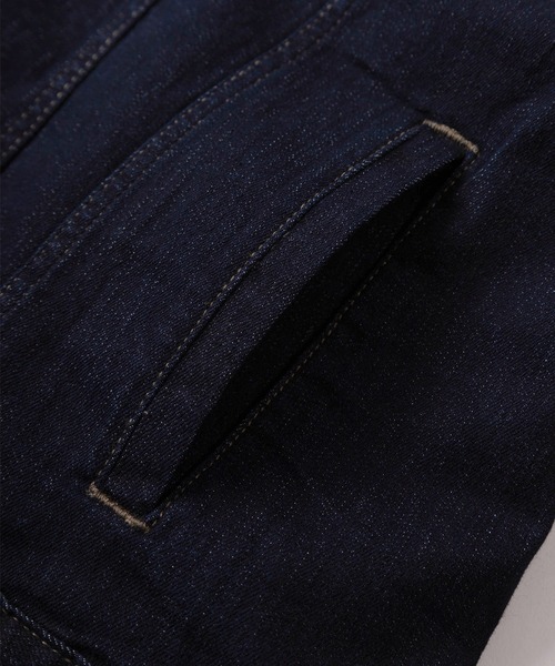 HANES(ヘインズ)の「【78】【Hanes/ヘインズ】3rdタイプ デニムジャケット/Gジャン/トラッカージャケット/アメカジ(デニムジャケット・メンズ・ブラック/サックスブルー/ブルー/ワンウォッシュ・S/M/L/XL)」の7枚目の写真