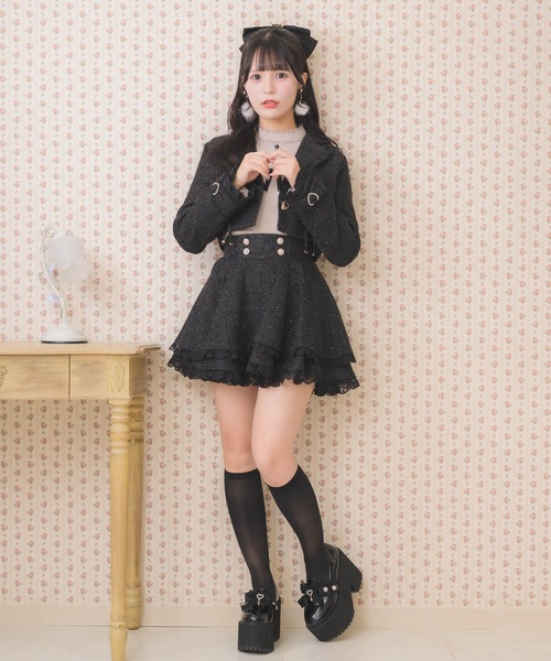 ROJITA（ロジータ）の「サイドレースアップショートジャケット（その他アウター・レディース・ネイビー/ピンク/ブラック・FREE）」の18枚目の写真