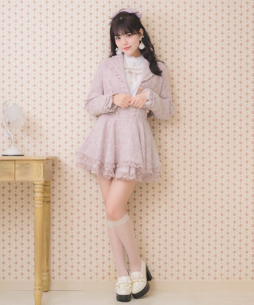 ROJITA（ロジータ）の「サイドレースアップショートジャケット（その他アウター・レディース・ネイビー/ピンク/ブラック・FREE）」の20枚目の写真