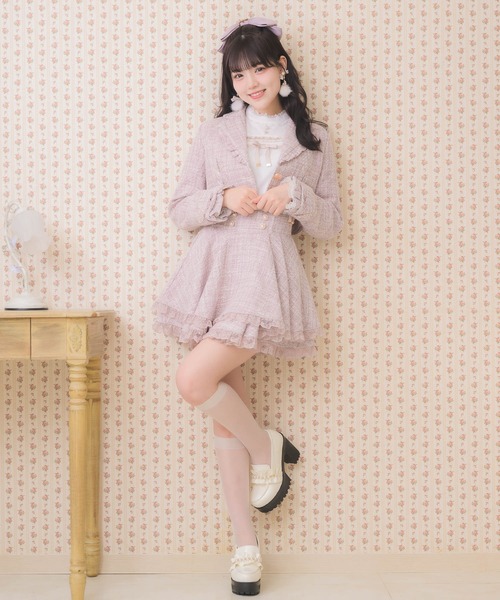 ROJITA（ロジータ）の「サイドレースアップショートジャケット（その他アウター・レディース・ネイビー/ピンク/ブラック・FREE）」の21枚目の写真