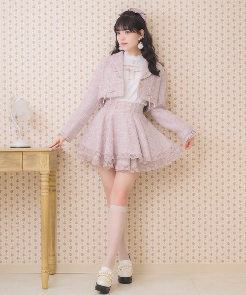 ROJITA（ロジータ）の「サイドレースアップショートジャケット（その他アウター・レディース・ネイビー/ピンク/ブラック・FREE）」の22枚目の写真