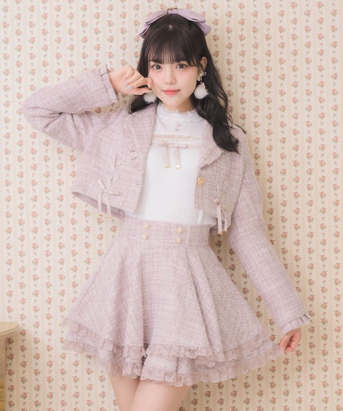 セール】サイドレースアップショートジャケット（その他アウター