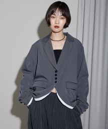 【新品未使用】leimn ／ベロアテーラードジャケットBonjour Sagan Bonjour Sagan｜ボンジュールサガンのテーラードジャケット（無地