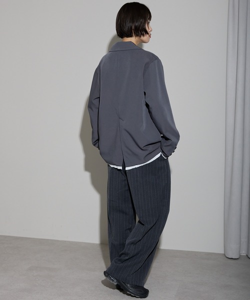 leimn（レイムン）の「裾カーブレイヤード風オーバーサイズテーラードジャケット（テーラードジャケット・レディース・ブラウン/グレー・FREE）」の22枚目の写真