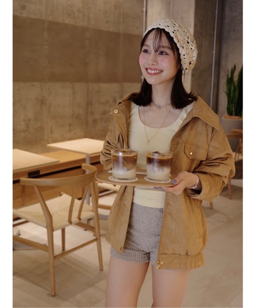 JUMELLE(ジュメロ)の「かぎ編みワッチ(ニットキャップ/ビーニー・レディース・ベージュ・FREE)」の13枚目の写真