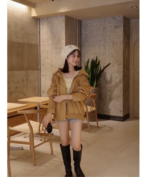 JUMELLE(ジュメロ)の「かぎ編みワッチ(ニットキャップ/ビーニー・レディース・ベージュ・FREE)」の14枚目の写真