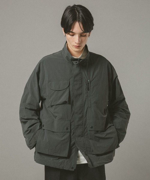 セール】マルチポケットナイロンジャケット（ナイロンジャケット
