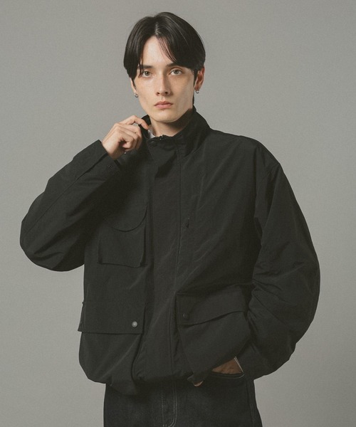 RAGEBLUE（レイジブルー）の「マルチポケットナイロンジャケット（ナイロンジャケット・メンズ・ダークグレー/ブラック・MEDIUM/LARGE）」の2枚目の写真