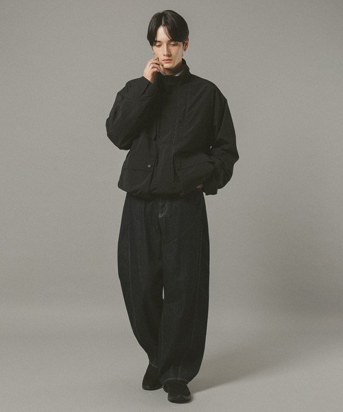 RAGEBLUE（レイジブルー）の「マルチポケットナイロンジャケット（ナイロンジャケット・メンズ・ダークグレー/ブラック・MEDIUM/LARGE）」の6枚目の写真