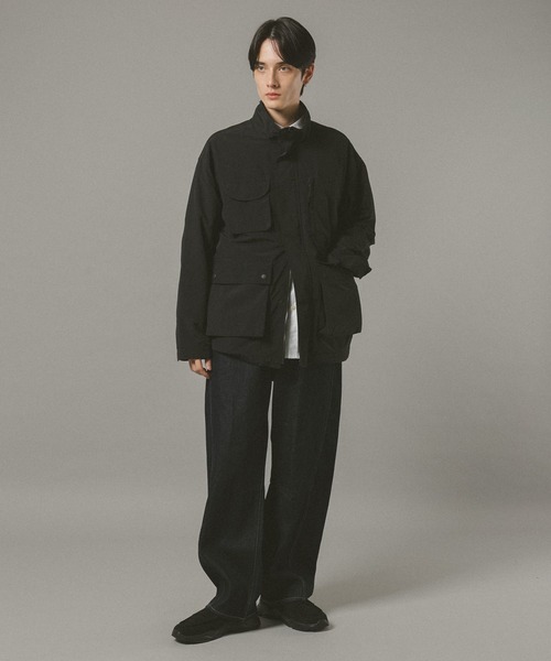 RAGEBLUE（レイジブルー）の「マルチポケットナイロンジャケット（ナイロンジャケット・メンズ・ダークグレー/ブラック・MEDIUM/LARGE）」の7枚目の写真