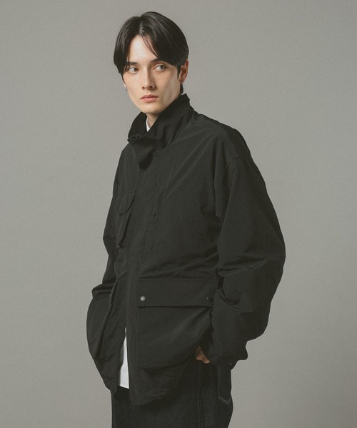RAGEBLUE（レイジブルー）の「マルチポケットナイロンジャケット（ナイロンジャケット・メンズ・ダークグレー/ブラック・MEDIUM/LARGE）」の4枚目の写真